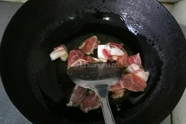 莴苣炒肉的做法图解3