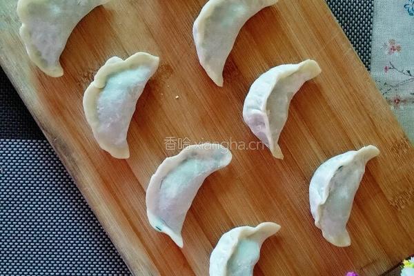 韭菜鸡蛋水饺的做法图解7