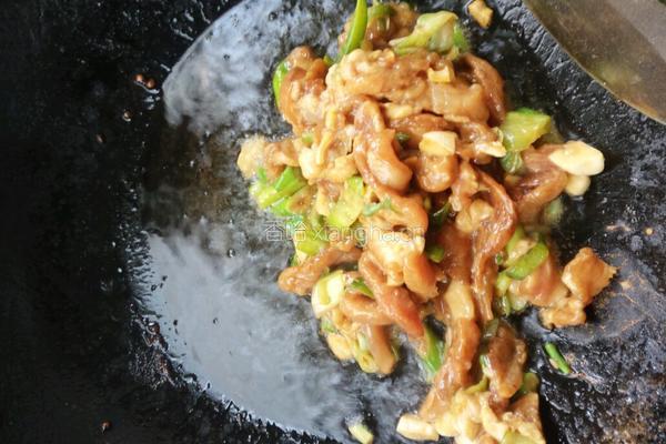 肉丝蘑菇的做法图解6