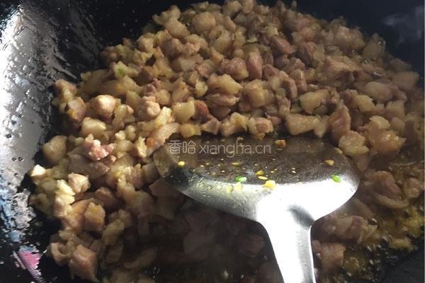 长缸豆肉丁焖饭的做法图解8
