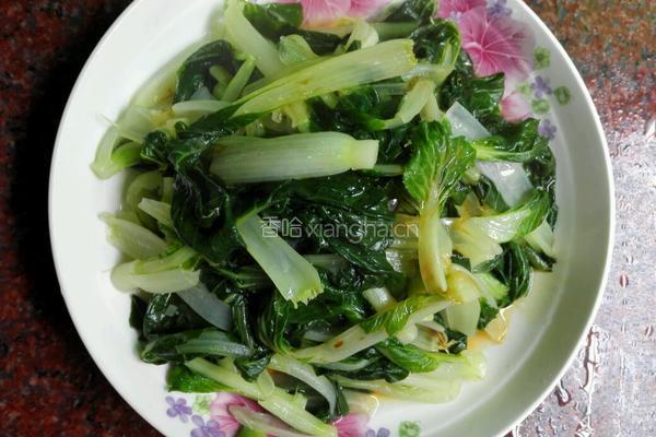 虾仁小白菜汤的做法图解7