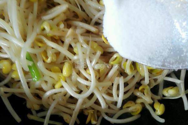 素炒黄豆芽的做法图解5