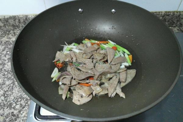 湘西猪肝的做法图解7