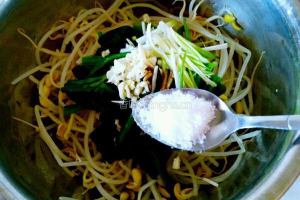 凉拌黄豆芽的做法图解12