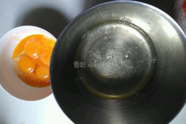 香葱火腿蛋糕卷的做法图解2