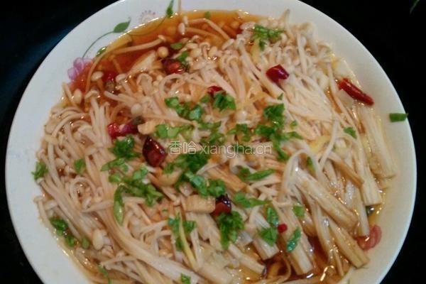 蒸金针菇的做法图解3