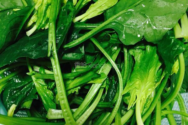 陈醋拌菠菜的做法图解2