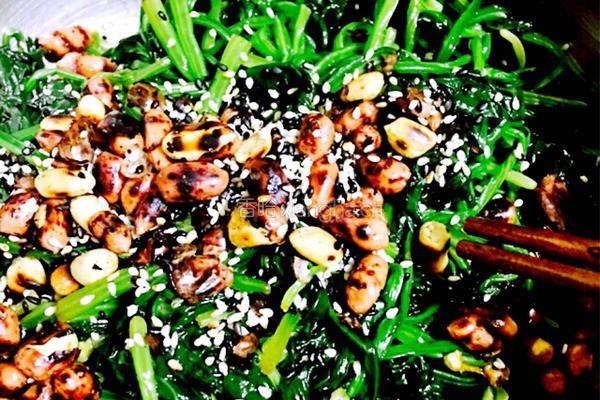 陈醋拌菠菜的做法图解9