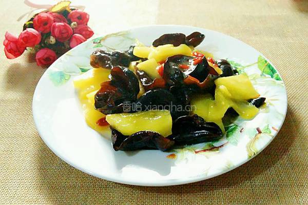 菠萝炒木耳的做法图解11