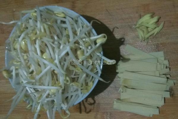 烧芽菜的做法图解1