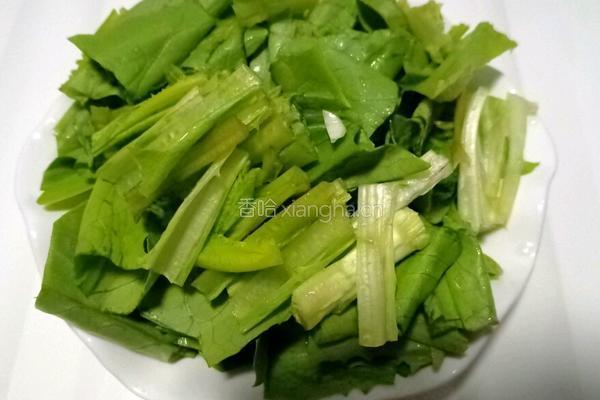 油麦菜炒鸡蛋的做法图解3