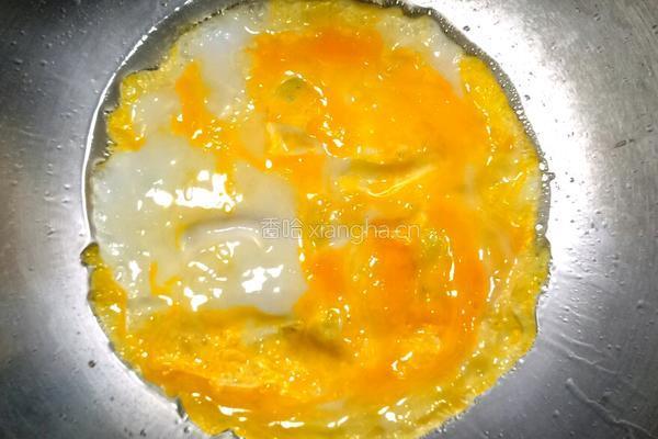 油麦菜炒鸡蛋的做法图解4