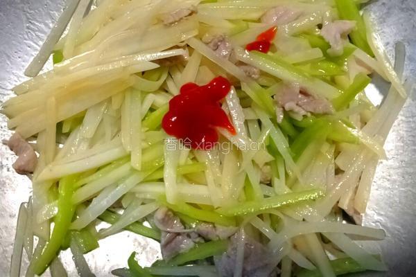 土豆尖椒炒肉的做法图解7