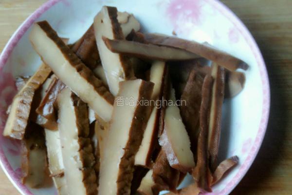 香干炒肉的做法图解5