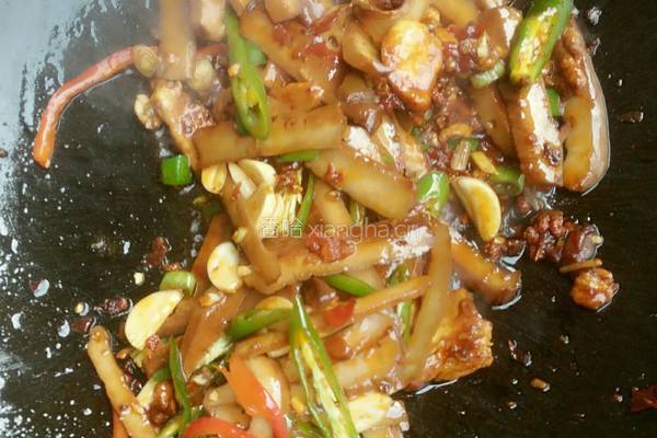 香干炒肉的做法图解10