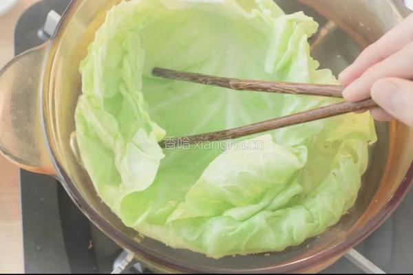 包菜肉卷的做法图解3