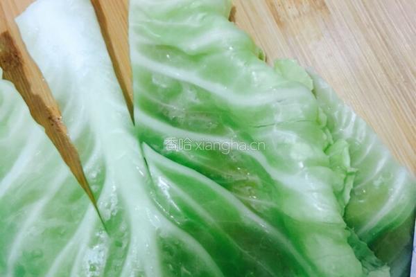 包菜肉卷的做法图解4