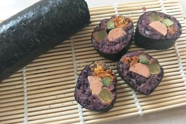 黑米包饭的做法图解8