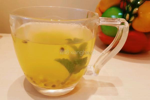 百香果蜂蜜薄荷茶的做法图解7