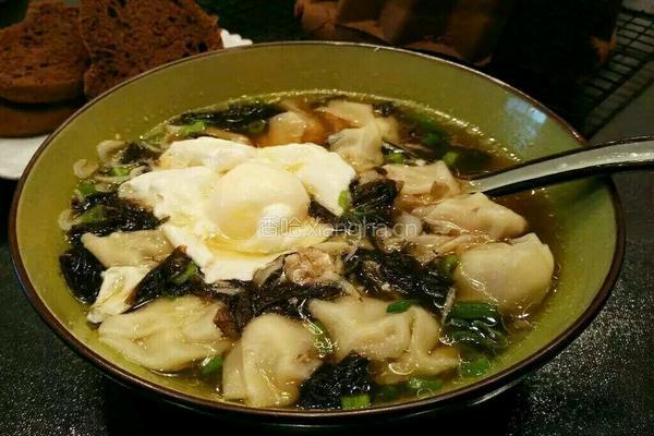 紫菜虾皮馄饨的做法图解8