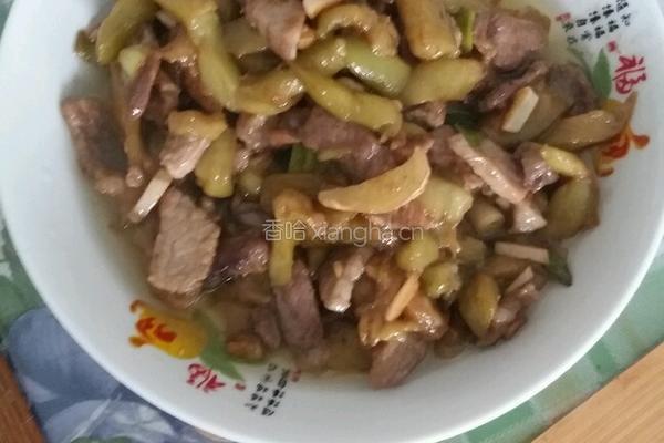 肉丝烧茄子