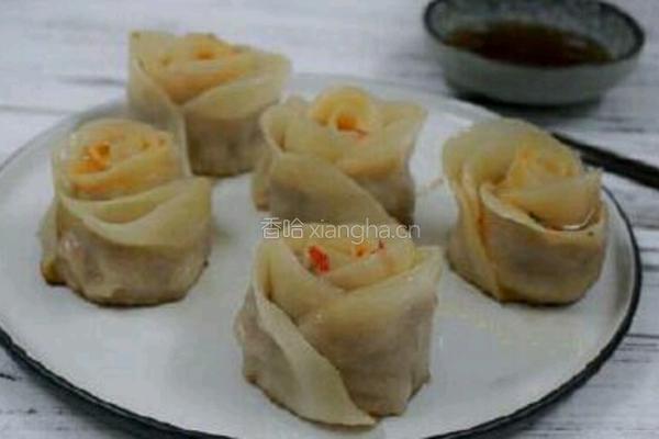 玫瑰花饺子的做法图解9