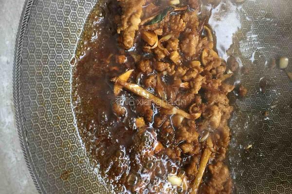 肉末炒粉丝的做法图解4