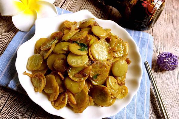 素炒绿豆饼的做法图解6