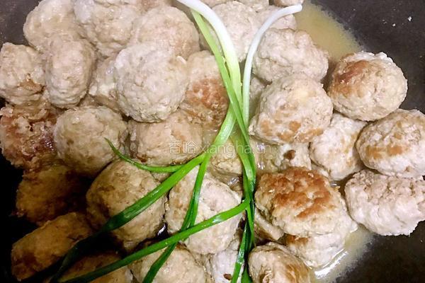 香煎肉丸的做法图解8