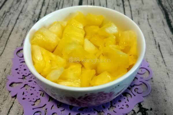 菠萝酸奶的做法图解2