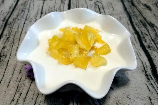 菠萝酸奶的做法图解4