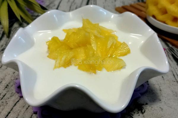 菠萝酸奶的做法图解6