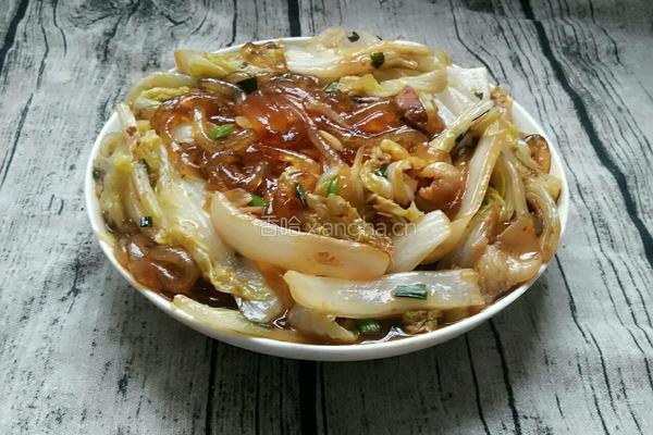 猪肉白菜炖粉条的做法图解8