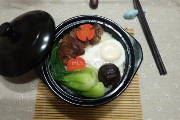 腊肠煲仔饭的做法图解8