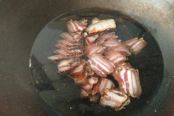 腊肉煮豆腐干的做法图解6