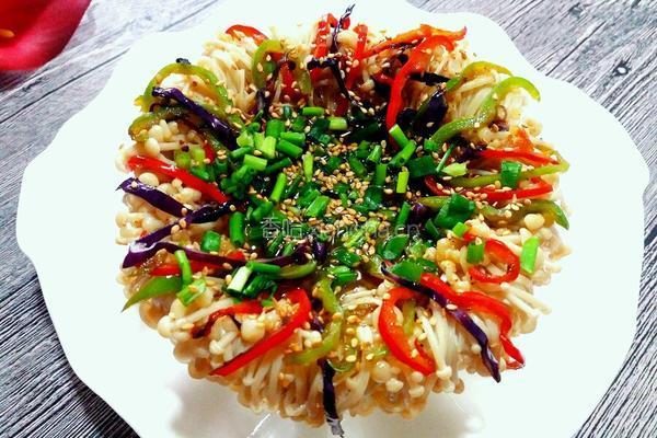 蒜蓉金针菇的做法图解8