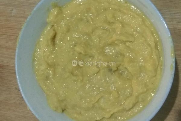 香蕉玉米面饼的做法图解5