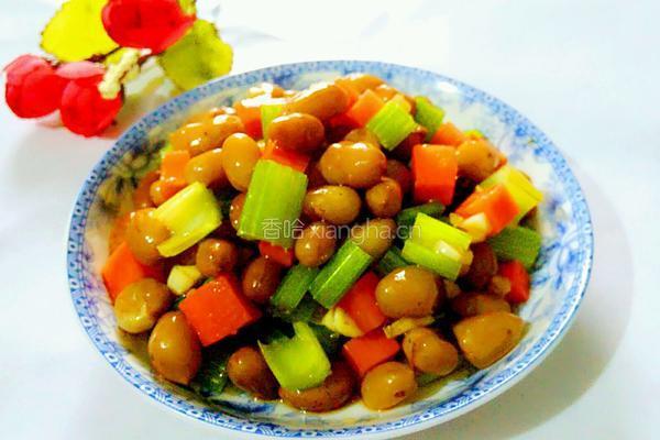 芹菜拌花生米的做法图解10