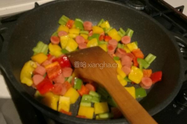蚝油五彩杏鲍菇的做法图解6