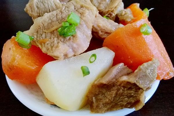 土豆炖牛肉的做法图解6