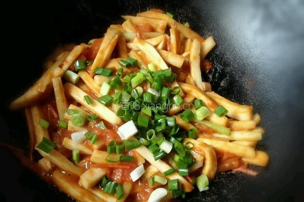 蕃茄杏鲍菇的做法图解8