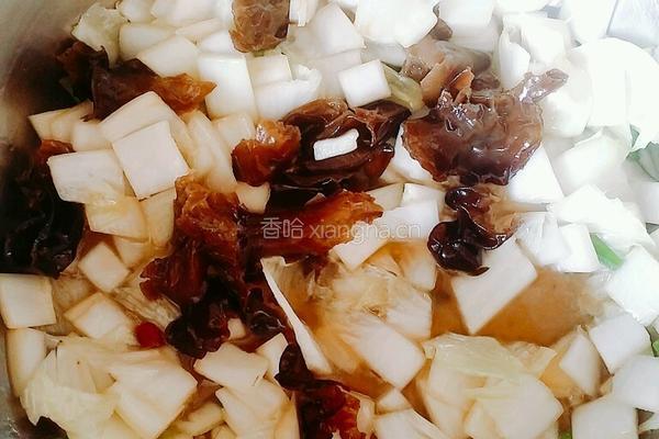 白菜帮木耳的做法图解8