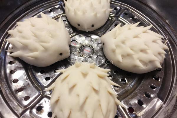 刺猬红豆包的做法图解13
