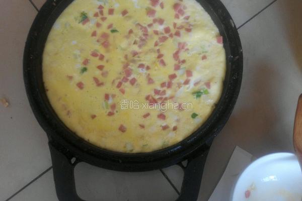 火腿肠鸡蛋饼的做法图解5