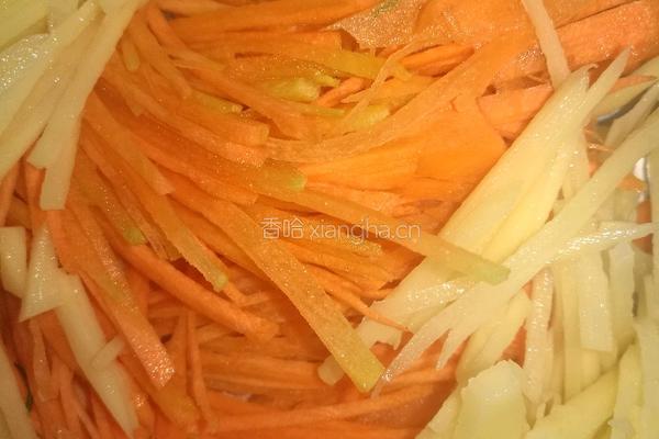 双丝牛肉饼的做法图解1