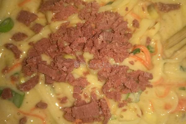 双丝牛肉饼的做法图解3