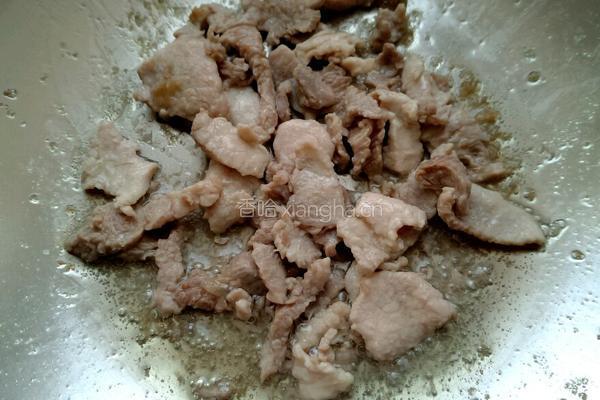 青椒炒肉的做法图解4