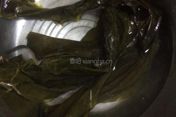 肉炒海带丝的做法图解1