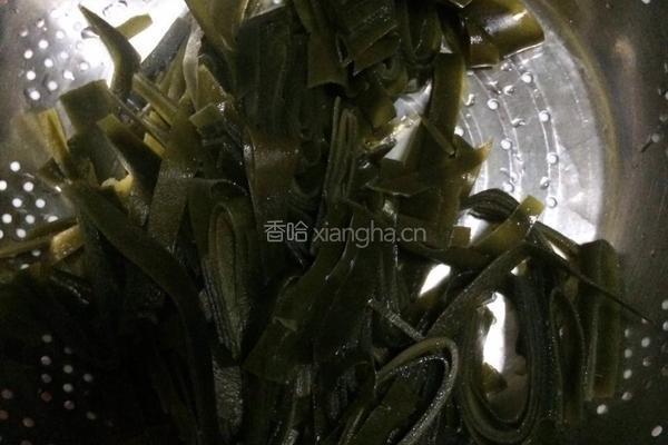 肉炒海带丝的做法图解2