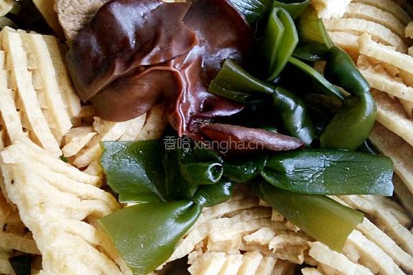 花干炖肉的做法图解3